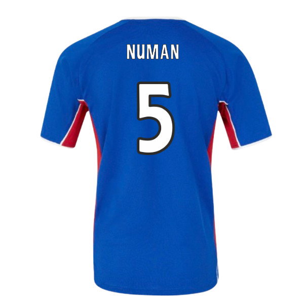 2001-2002 Rangers Retro Home Shirt (Numan 5)-PitchVibe Kits